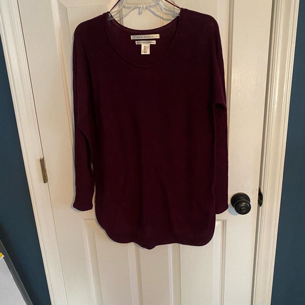 Max studio plum tunic. Never worn